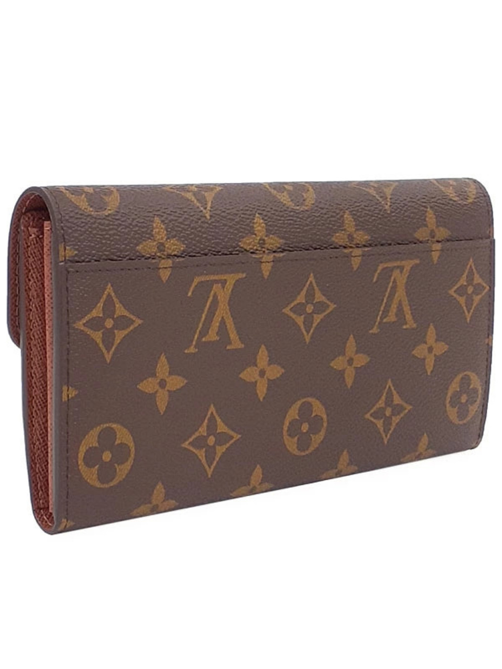 Louis Vuitton fold Monogram Sarah Long Portefeuille Wallet Bi - Picture 1 of 5